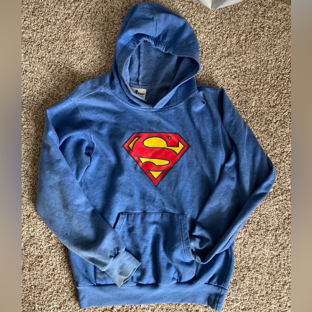 Blue DC Superman Hoodie